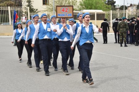 “Şahin” hərbi-idman oyunlarının Nəsimi rayon birinciliyi keçirildi - FOTOLAR