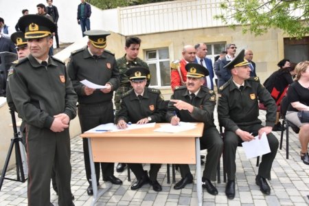 “Şahin” hərbi-idman oyunlarının Nəsimi rayon birinciliyi keçirildi - FOTOLAR