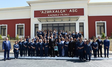 İlham Əliyev Xaçmaz və Xızıda açılışlar edib - FOTOLAR