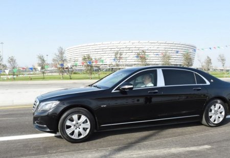 Prezident İlham Əliyev yeni yol qovşağının açılışında iştirak edib - FOTOLAR