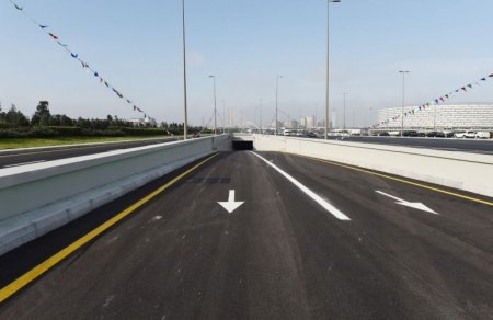 Prezident İlham Əliyev yeni yol qovşağının açılışında iştirak edib - FOTOLAR