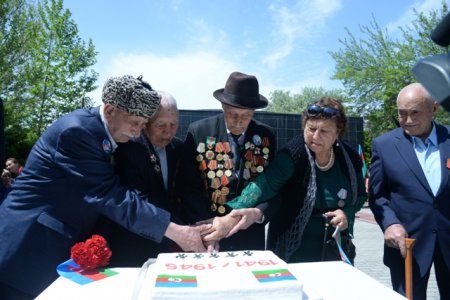 Nəsimi rayonunda faşizm üzərində tarixi Qələbənin 73-cü ildönümü qeyd olunmuşdur - FOTOLAR