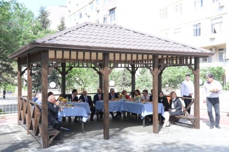 Nəsimi rayonunda Ümummilli lider Heydər Əliyevin anadan olmasının  95-ci ildönümü münasibətilə yeni park istifadəyə verildi - FOTOLAR 