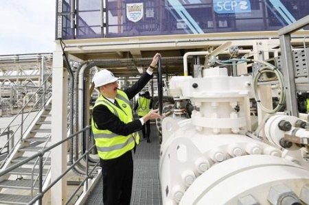 Cənub Qaz Dəhlizinə ilk qaz vuruldu - Foto