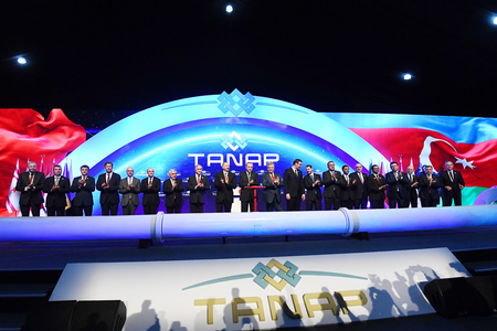 Əskişəhərdə yeni tarix yazıldı-TANAP-ın açılışı gerçəkləşdi