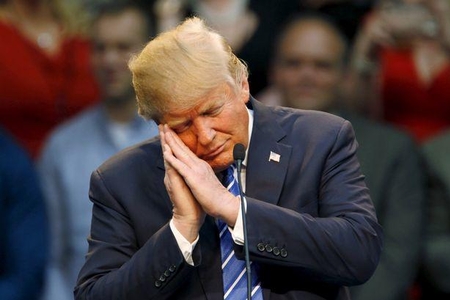 Trampdan etirazçıya şok sözlər: Ananın yanına get... Trampdan etirazçıya şok sözlər: Ananın yanına get...