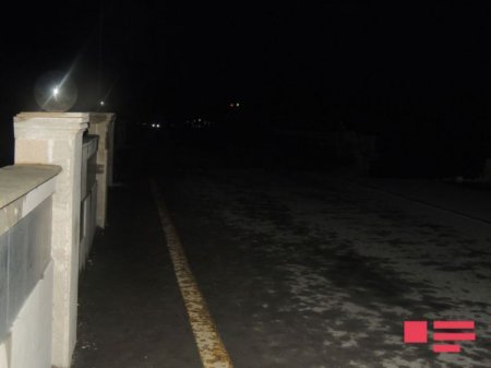 Sel Göyçay çayı üzərindəki körpünü tamamilə uçurub - YENİLƏNİB-3