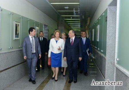 Milli Onkologiya Mərkəzində Baronessa Emma Nikolson ilə görüş olub 