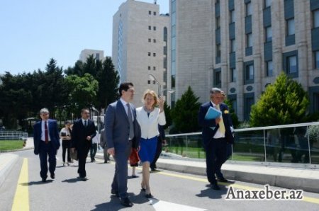 Milli Onkologiya Mərkəzində Baronessa Emma Nikolson ilə görüş olub 