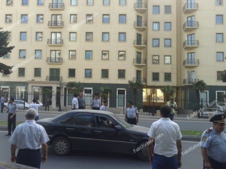 Bakıda İsrail səfirliyi qarşısında aksiya – Saxlanılanlar var VİDEO/FOTO