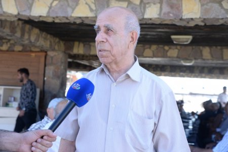 Nəsimi rayonu ahılları, müharibə və əmək veteranları Pirşağı qəsəbəsində istirahət etdilər - FOTOLAR 