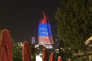 “Alov Qüllələri”ndə erməni təxribatı – FOTO