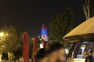 “Alov Qüllələri”ndə erməni təxribatı – FOTO “Alov Qüllələri”ndə erməni təxribatı – FOTO