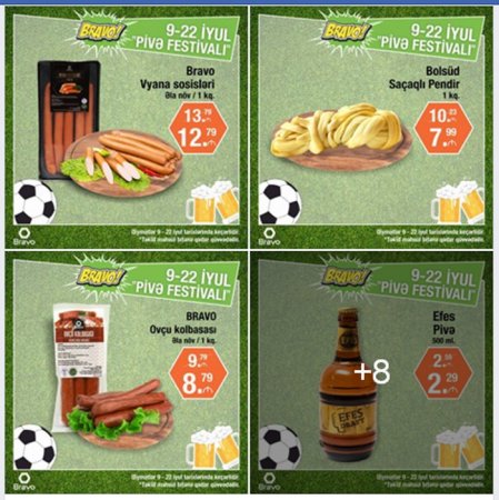 Bravo Supermarketlərində Bravo Supermarketlərində