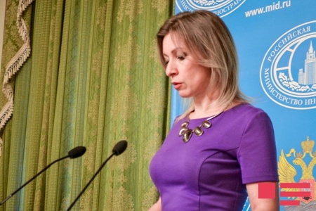 Mariya Zaxarova Azərbaycan və Ermənistan XİN rəhbərlərinin görüşünə münasibət bildirib