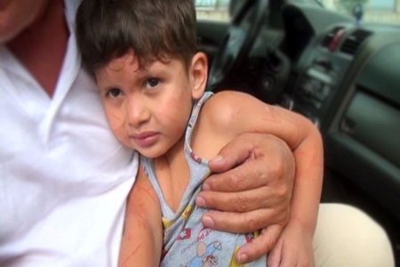 Nabranda itkin düşmüş uşaq danışdı: 