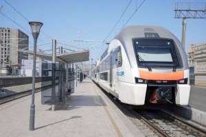 График движения электропоездов Баку-Сумгаит-Баку временно изменяется