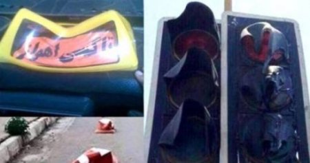 Temperatur 50 dərəcəni keçdi, işıqforlar istinin təsirindən əridi - İNANILMAZ...