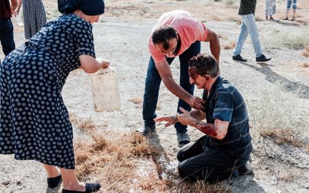 Bakıda dəhşətli qəza: 1 ölü, 13 yaralı - FOTOLAR 
