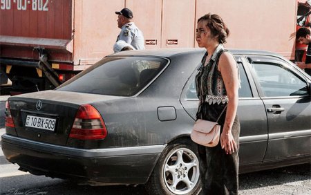 Bakıda dəhşətli qəza: 1 ölü, 13 yaralı - FOTOLAR 