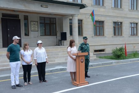 Nəsimi rayon məktəbliləri “Sərhədçi” hərbi-vətənpərvərlik düşərgəsində - FOTOLAR
