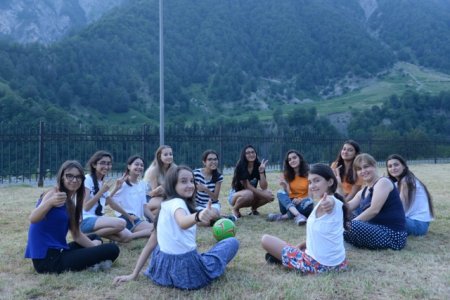 Nəsimi rayon məktəbliləri “Sərhədçi” hərbi-vətənpərvərlik düşərgəsində - FOTOLAR