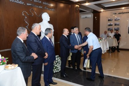 Milli Mətbuatın 143 illiyi ərəfəsində Nəsimi rayonunda jurnalistlərlə görüş keçirilmişdir - FOTOLAR