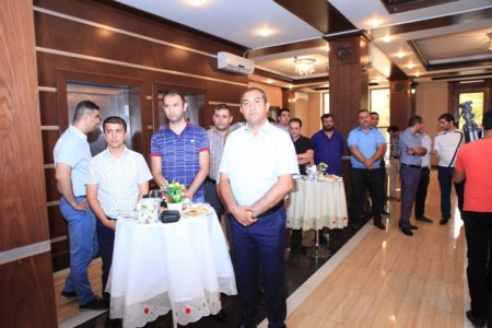 Milli Mətbuatın 143 illiyi ərəfəsində Nəsimi rayonunda jurnalistlərlə görüş keçirilmişdir - FOTOLAR