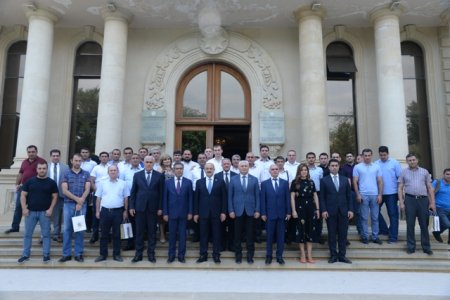 Milli Mətbuatın 143 illiyi ərəfəsində Nəsimi rayonunda jurnalistlərlə görüş keçirilmişdir - FOTOLAR