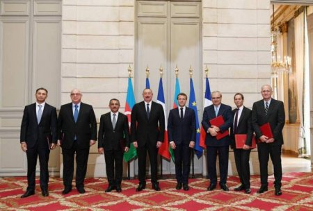 Parisdə İlham Əliyevin şərəfinə nahar verildi (FOTO)