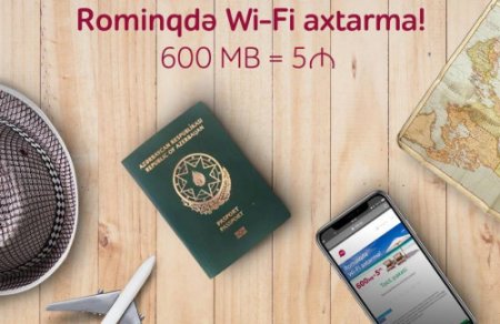 “Nar” nömrəsini özünlə götür, xaricdə Wi-Fi axtarma