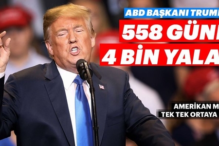 Tramp 558 gündə 4 min yalan danışıb – ilginc statistika