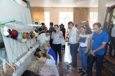 Nəsimi rayon gəncləri Quba rayonunda sahibkarların işi ilə yaxından tanış oldular - FOTOLAR