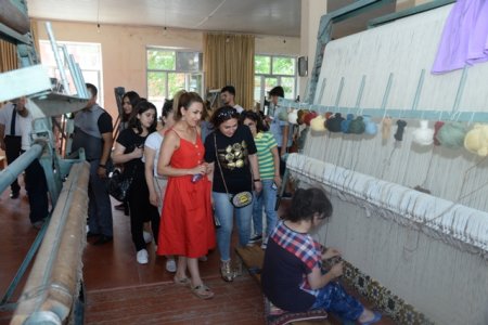 Nəsimi rayon gəncləri Quba rayonunda sahibkarların işi ilə yaxından tanış oldular - FOTOLAR