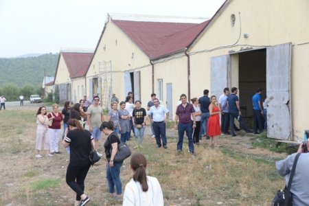 Nəsimi rayon gəncləri Quba rayonunda sahibkarların işi ilə yaxından tanış oldular - FOTOLAR