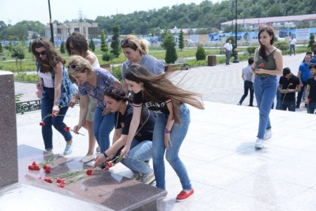 Nəsimi rayon gəncləri Quba rayonunda sahibkarların işi ilə yaxından tanış oldular - FOTOLAR