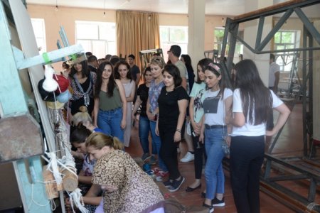 Nəsimi rayon gəncləri Quba rayonunda sahibkarların işi ilə yaxından tanış oldular - FOTOLAR