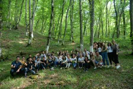 Nəsimi rayon gəncləri Quba rayonunda sahibkarların işi ilə yaxından tanış oldular - FOTOLAR