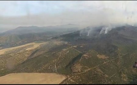Ağsu dolaylarında yenidən yanğın başladı - FOTO + YENİLƏNİB
