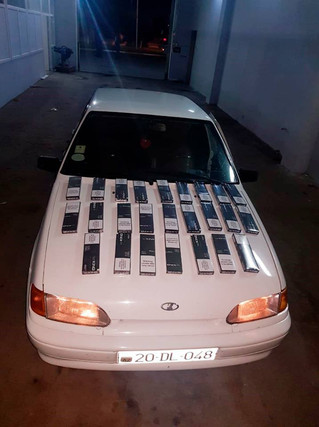 Azərbaycan gömrükçüləri Gürcüstandan qanunsuz siqaret keçirilməsinin qarşısını alıb