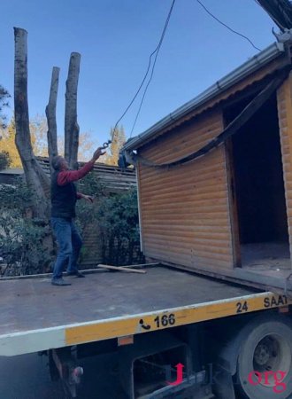 Fərhad Qəribovun “Billur” restoranı söküldü - FOTO