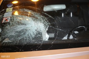 Qaxda qəza olub, bir ailənin üç üzvü ağır xəsarət alıb