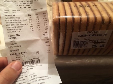 “Araz” supermarket məhsulun bitmə tarixini dəyişdirir - FOTOFAKT “Araz” supermarket məhsulun bitmə tarixini dəyişdirir - FOTOFAKT