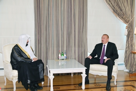 Prezident İlham Əliyev Səudiyyə Ərəbistanının Ədliyyə nazirinin başçılıq etdiyi nümayəndə heyətini qəbul edib