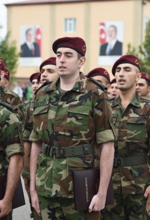 Dövlət Təhlükəsizliyi Xidmətinin N saylı hərbi hissəsində müddətli həqiqi hərbi xidmət qulluqçularının ehtiyata buraxılması mərasimi keçirilib - FOTOLAR 