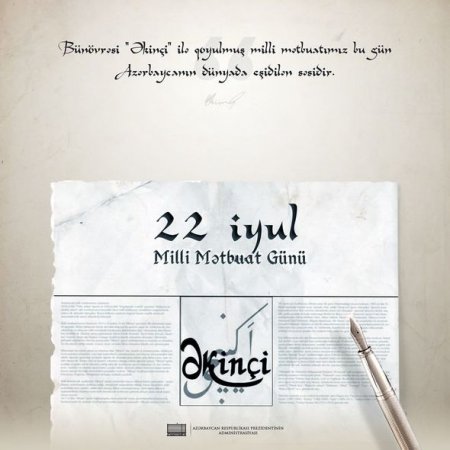 Prezidentdən Milli Mətbuat Günü ilə bağlı paylaşım - FOTO