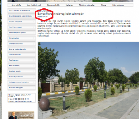 İcra başçısının Ağstafa yeyintiləri... - FOTO