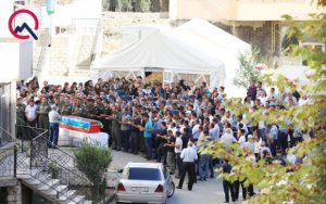 Hərbi pilot Rəşad Atakişiyevlə vida mərasimi keçirilir 