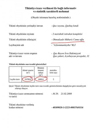 İcra başçısının Qaxda milyonluq istirahət mərkəzi – FOTOLAR