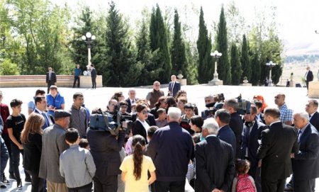 Azərbaycanın Birinci vitse-prezidenti Mehriban Əliyeva Şamaxıda səfərdə olub - FOTOLAR (YENİLƏNİB)